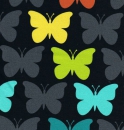 Jersey bunte Schmetterlinge